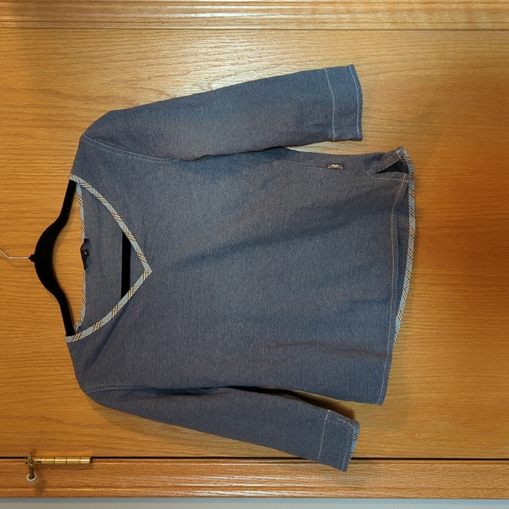Burberry Three Quarter Sleeve Shirt